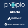 Propio, AKorbi, ASL Services, United Language Group