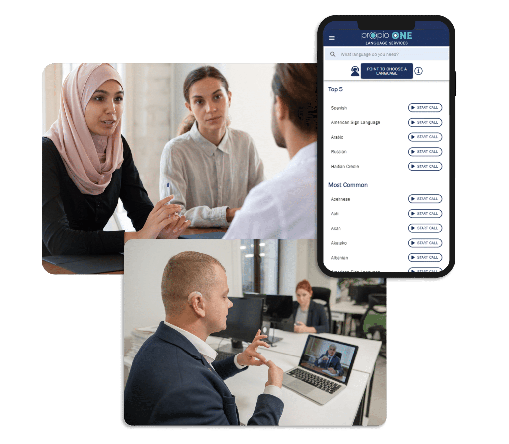 Language services for government agencies