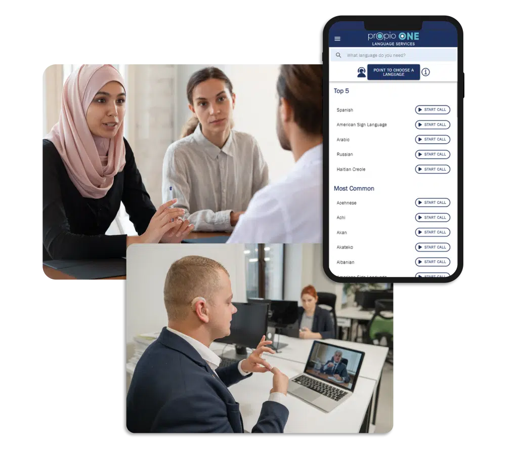 Language services for government agencies